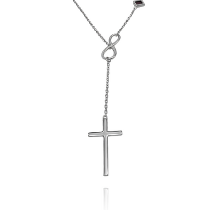 Infinity Cross Necklace